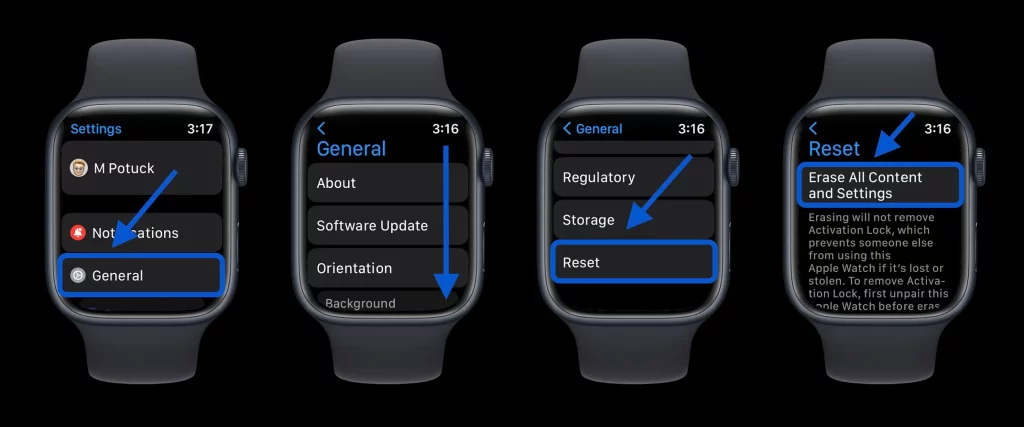 How To Reset Apple Watch