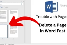 Delete A Page In Word