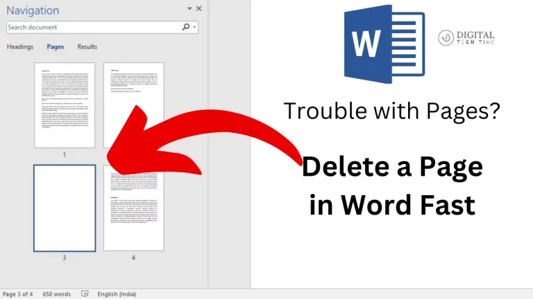 Delete A Page In Word