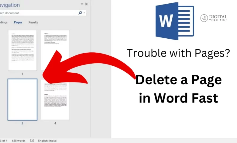 Delete A Page In Word