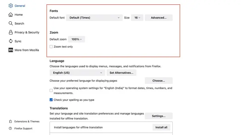 Adjusting Zoom Settings In Web Browsers