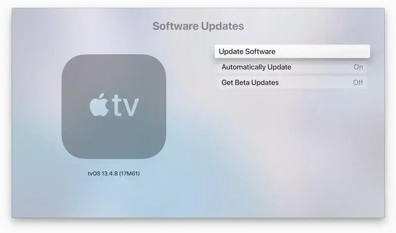 Check For Apple Tv Software Updates