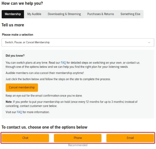 How To Cancel Audible Membership