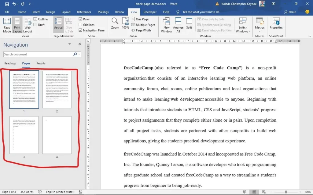 How To Delete Pages In Word