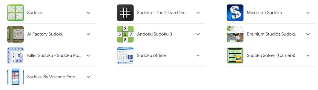 Sudoku Apps And Games