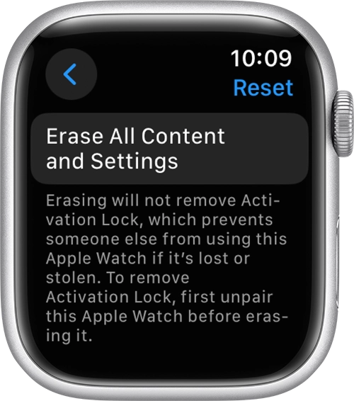 How To Reset Apple Watch