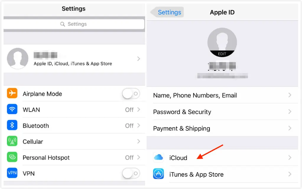 Icloud Account Settings