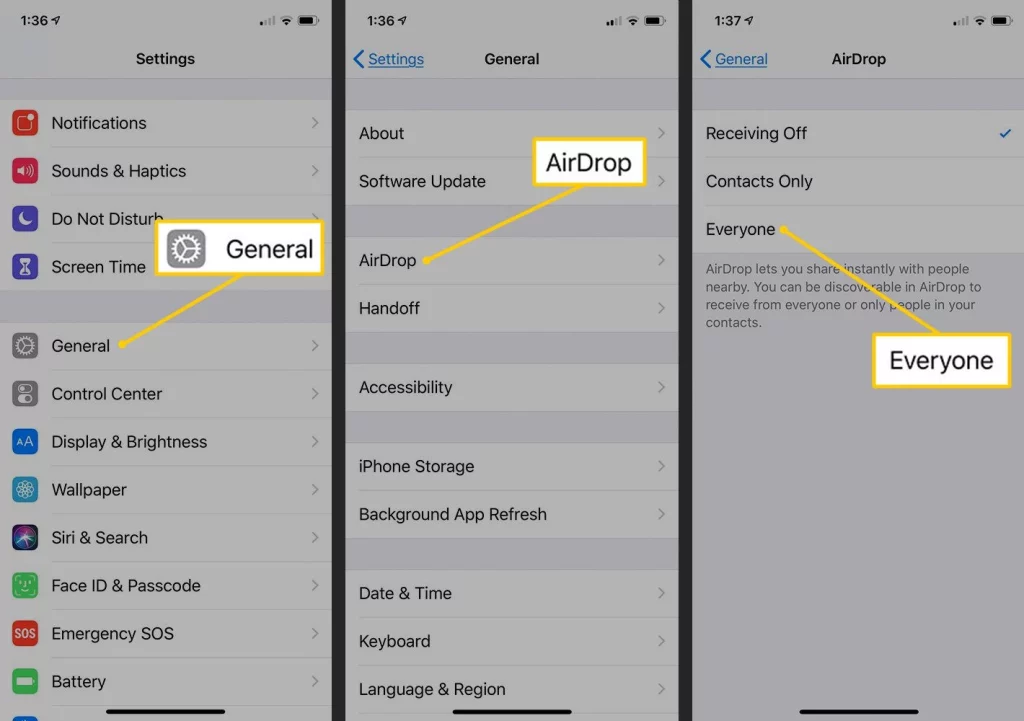 How To Enable Airdrop On Iphone