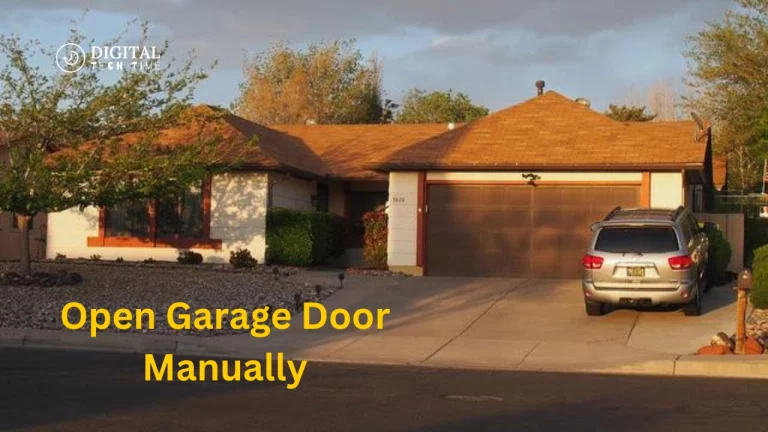 How To Open Garage Door Manually