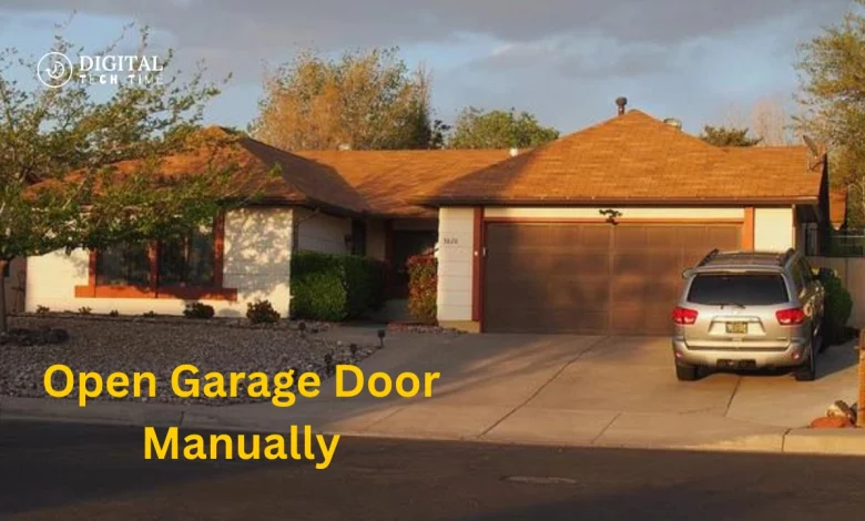 How To Open Garage Door Manually