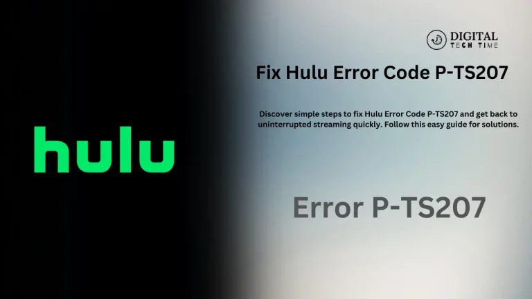 Hulu Error Code P-Ts207