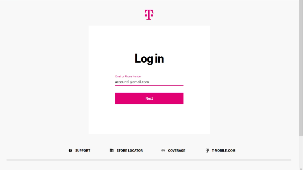 Log Into Your T-Mobile Account