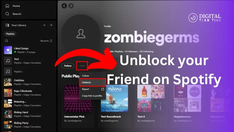 Unblock Someone On Spotify