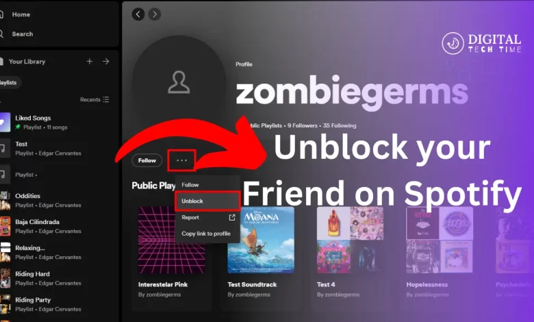 Unblock Someone On Spotify