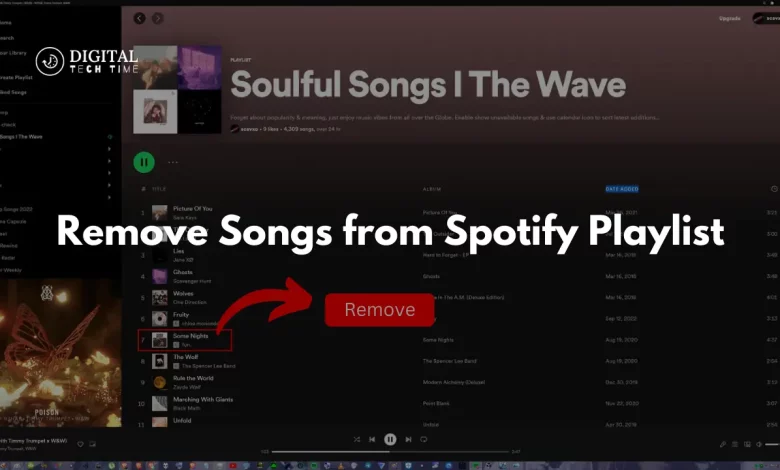 Remove Songs From Spotify Playlist