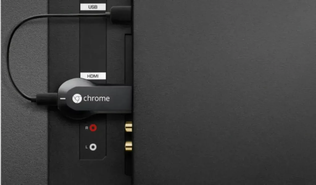 How To Connect A Laptop To A Tv And Enjoy Viewing Experience Plug The Chromecast Device Into Your Tv'S Hdmi Port
