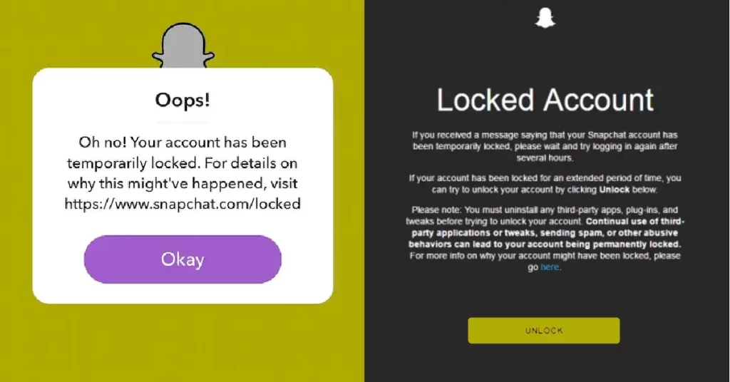 How To Unlock A Locked Snapchat Account