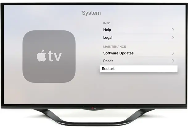 Restart Apple Tv